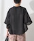 接触冷感シアー開襟半袖シャツ
