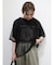 チュールオーバーサイズTシャツ