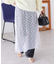 サイドスリットレーススカート