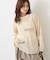 【WEB限定】ランダムロゴメッシュロングTシャツ/チュニック