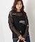 【WEB限定】ランダムロゴメッシュロングTシャツ/チュニック