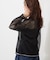 【WEB限定】ランダムロゴメッシュロングTシャツ/チュニック