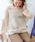 【WEB限定】ランダムロゴメッシュロングTシャツ/チュニック