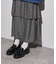 厚底ローファー