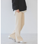 リブニットパンツ
