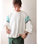 異素材ドロストラインスウェット