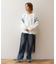 異素材ドロストラインスウェット