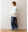 異素材ドロストラインスウェット