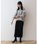 異素材ドロストラインスウェット
