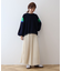 異素材ドロストラインスウェット