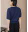 ブークレ半袖ニットトップス