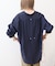 金ボタンバックシャンロングシャツ/チュニック