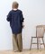 金ボタンバックシャンロングシャツ/チュニック