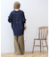 金ボタンバックシャンロングシャツ/チュニック
