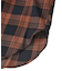 チェックフードシャツ