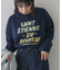 手書き風ロゴロングTシャツ/チュニック