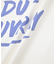 手書き風ロゴロングTシャツ/チュニック