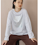 ボックス箔プリントロングTシャツ