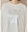 ボックス箔プリントロングTシャツ