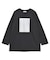 ボックス箔プリントロングTシャツ