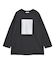 ボックス箔プリントロングTシャツ