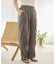 ギャザーバレル風パンツ