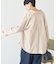 抜け衿スキッパーシャツ