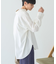抜け衿スキッパーシャツ