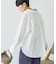 抜け衿スキッパーシャツ