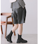 フェイクレザーハーフパンツ