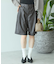 フェイクレザーハーフパンツ