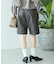 フェイクレザーハーフパンツ