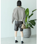フェイクレザーハーフパンツ