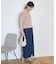 フェザー半袖ニットプルオーバー