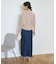 フェザー半袖ニットプルオーバー