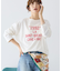カレッジロゴロングTシャツ