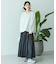 【選べる丈】チンツ加工ティアードスカート