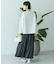 【選べる丈】チンツ加工ティアードスカート