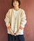 VネックWフェイスニットカーディガン【WEB限定カラー有り】