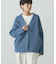 VネックWフェイスニットカーディガン【WEB限定カラー有り】