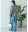 Wポケットフェイクレザーシャツ
