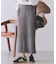 ヌバック調スカート