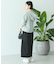 ヌバック調スカート