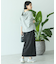 ヌバック調スカート