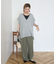 ラメ入りVネックニットベスト