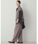 裾フリンジニットショートベスト
