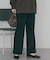 ヌバック調ベイカーフレアパンツ