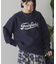 Fairfield フロッキースウェットプルオーバー