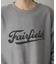 Fairfield フロッキースウェットプルオーバー
