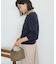ソフトコットンクルーネックカーディガン